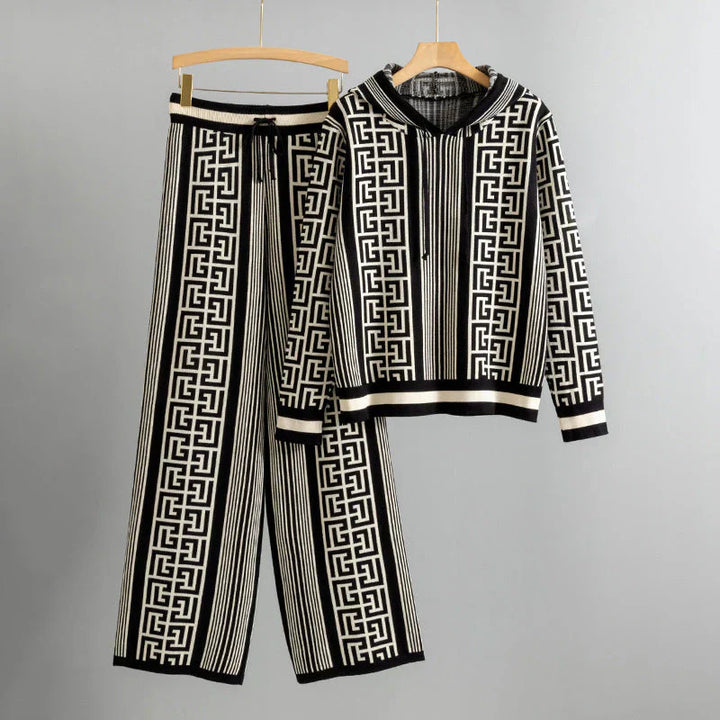 Women’s Two Piece Set | Geometric Pattern