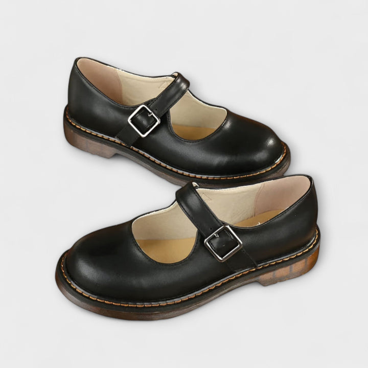 Mary Jane Shoes For Women | Side Buckle Closure