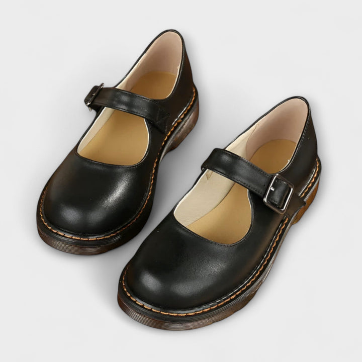 Mary Jane Shoes For Women | Side Buckle Closure