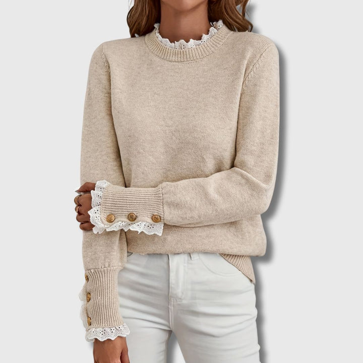 Women’s Sweater | Decorative Cuffs