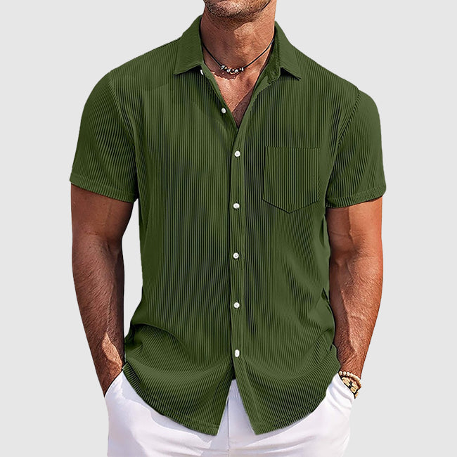 Men’s Button Down Shirt | Button Front Chest Pocket