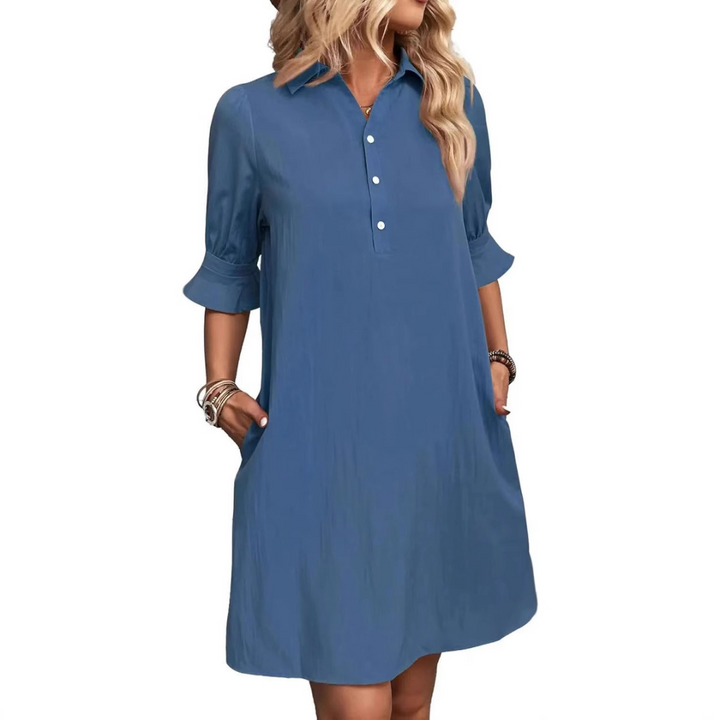 Women's Dress | Button Placket Detail Mini