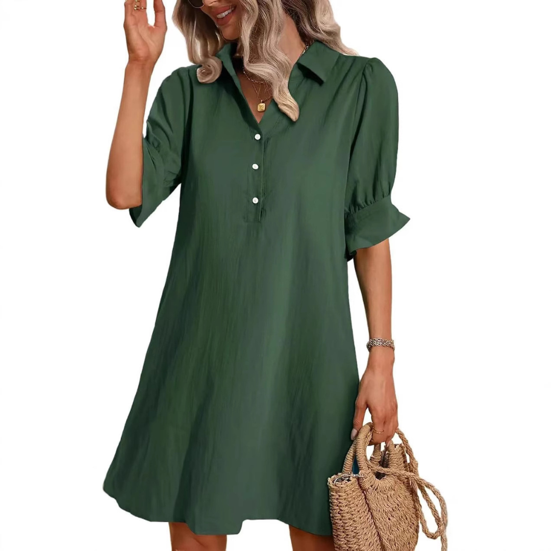 Women's Dress | Button Placket Detail Mini