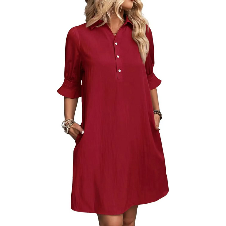 Women's Dress | Button Placket Detail Mini