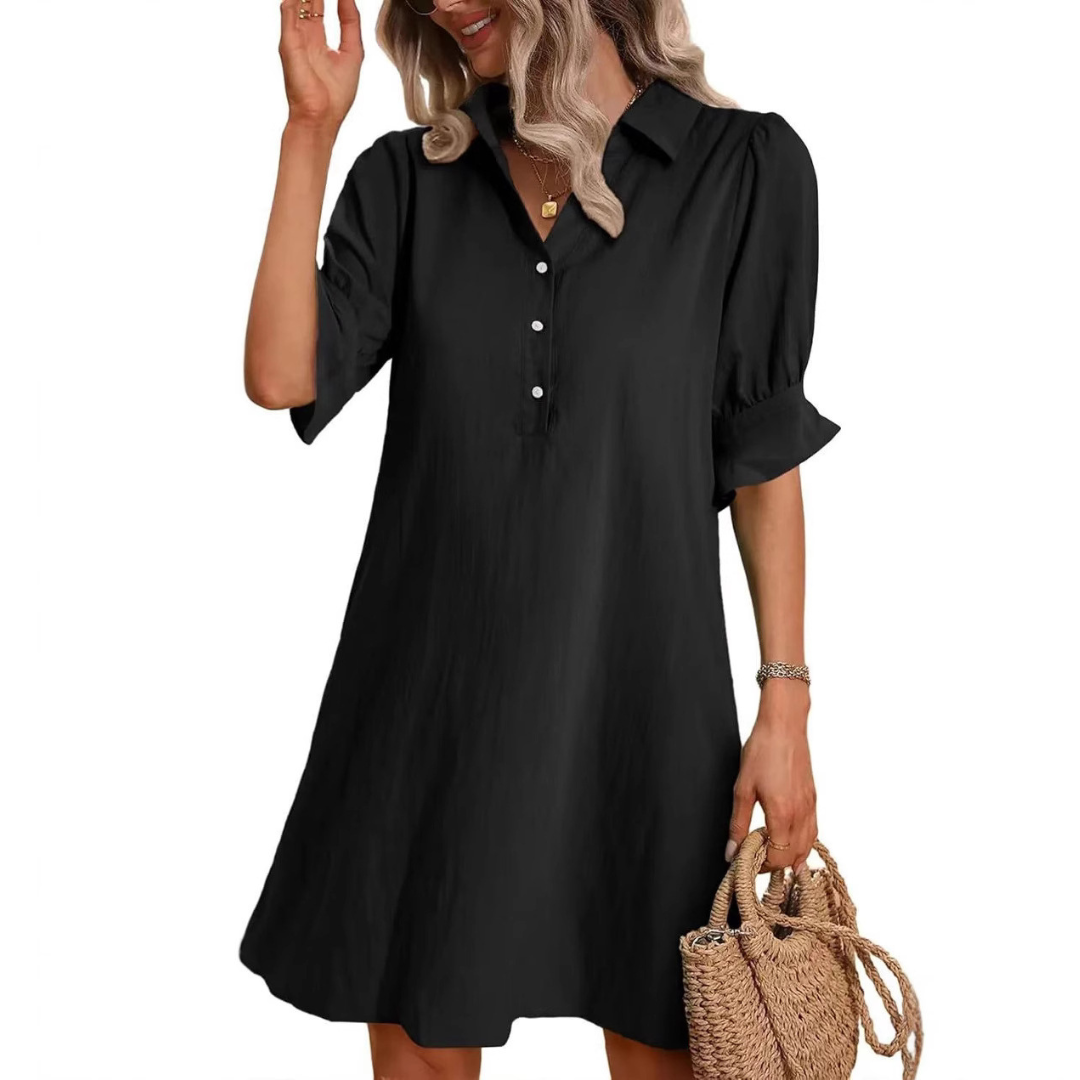 Women's Dress | Button Placket Detail Mini