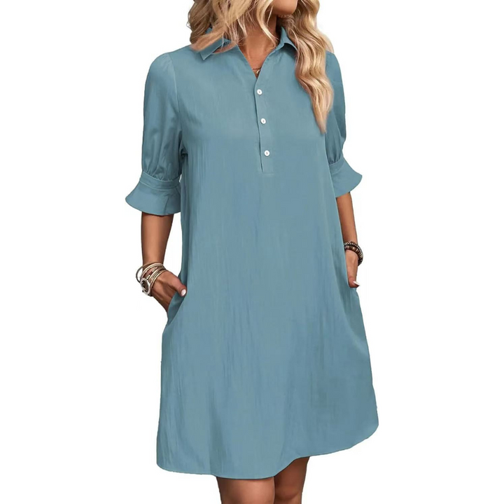 Women's Dress | Button Placket Detail Mini
