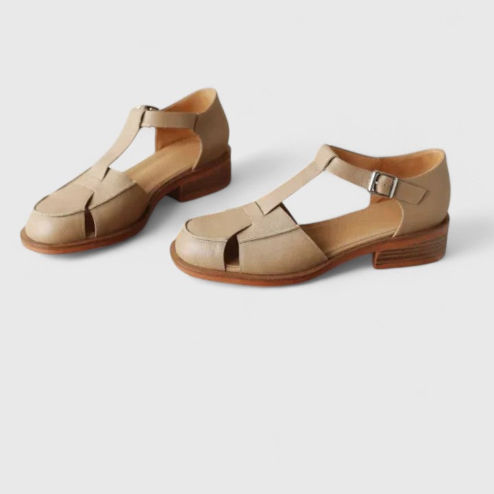Sandals for Women |  Structured Closed-Toe T-Strap