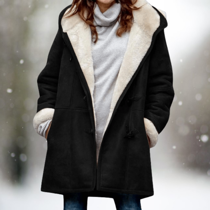 Women’s Winter Coat | Contrasting Inner Lining