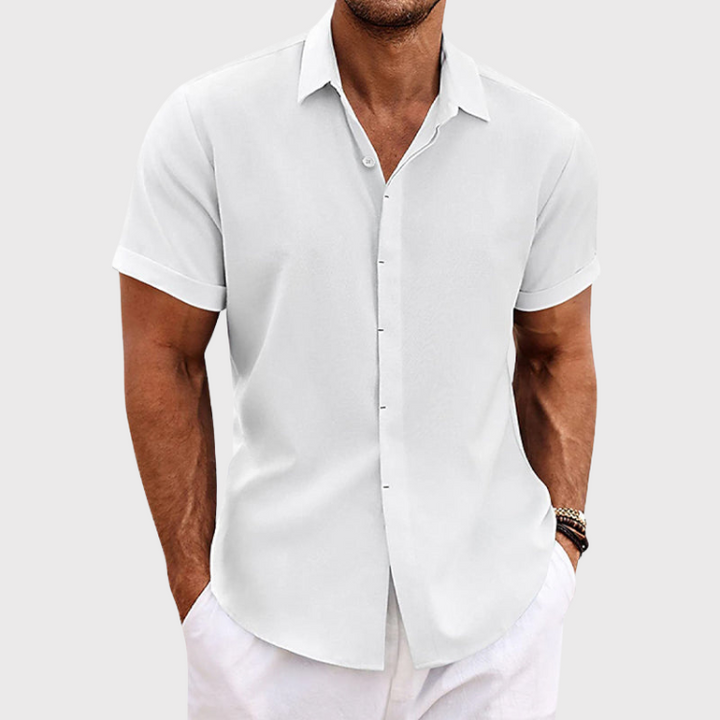 Men’s Casual Shirt | Short Sleeve Button Front