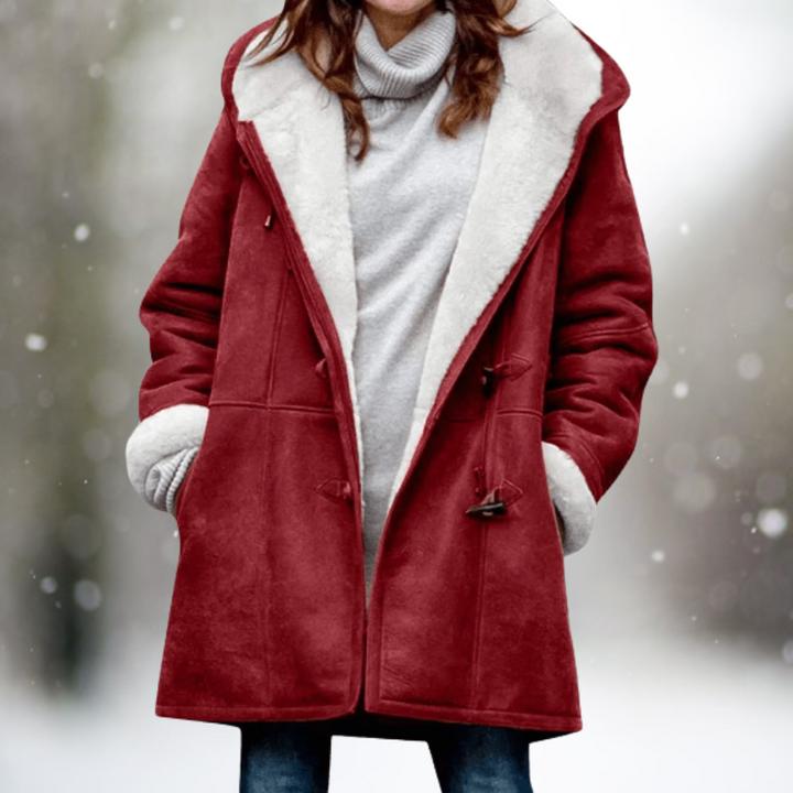 Women’s Winter Coat | Contrasting Inner Lining