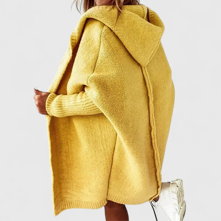 Women’s Cardigan | Open Front Hooded Design