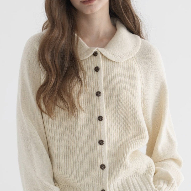 Women's Cardigan | Soft Knit Texture Long Sleeve