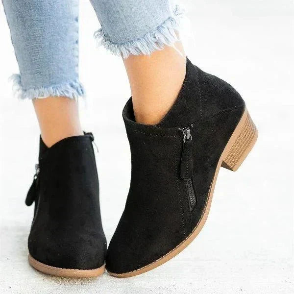 Boots for Women | Ankle-Height Cut Side Zipper
