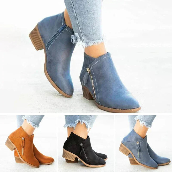 Boots for Women | Ankle-Height Cut Side Zipper