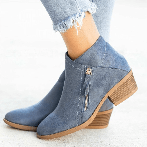Boots for Women | Ankle-Height Cut Side Zipper