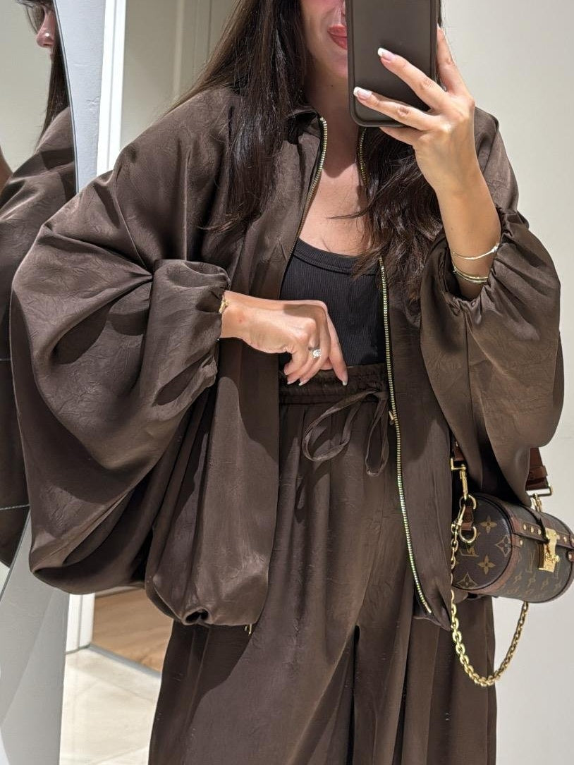 Women's Two-Piece Set  | Oversized Jacket and Pants