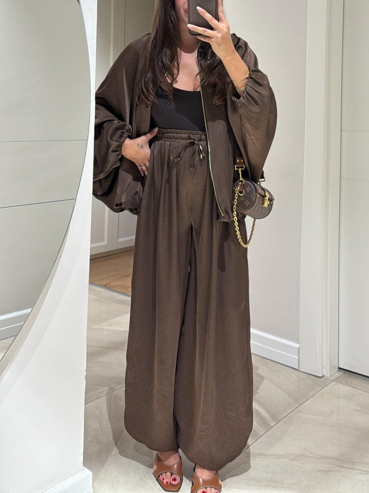 Women's Two-Piece Set  | Oversized Jacket and Pants