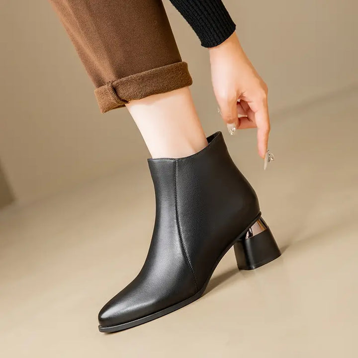 Boots For Women | Ankle-Length Shaft Closed Rounded Toe