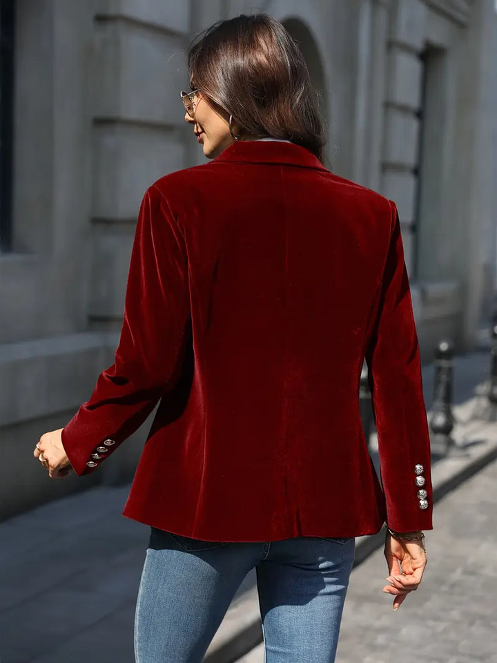 Women's Blazer | Single Button Notched Lapel