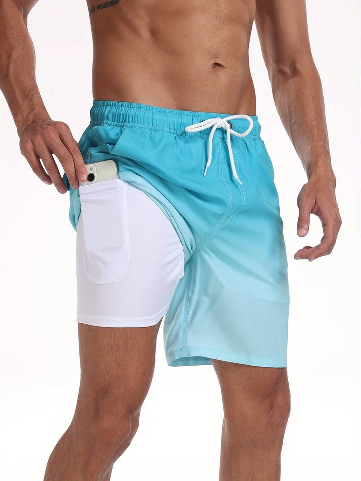 Men's Swim Trunks | Flamingo Print