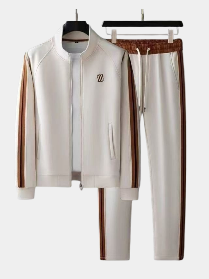 Men’s Two-Piece Set | Zip Jacket Drawstring Pants