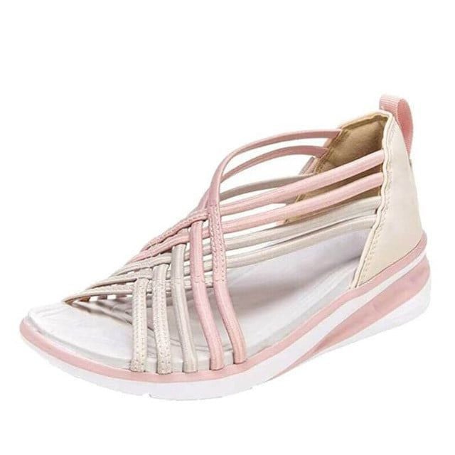 Sandals For Women | Multi-Strap Closed Heel Section