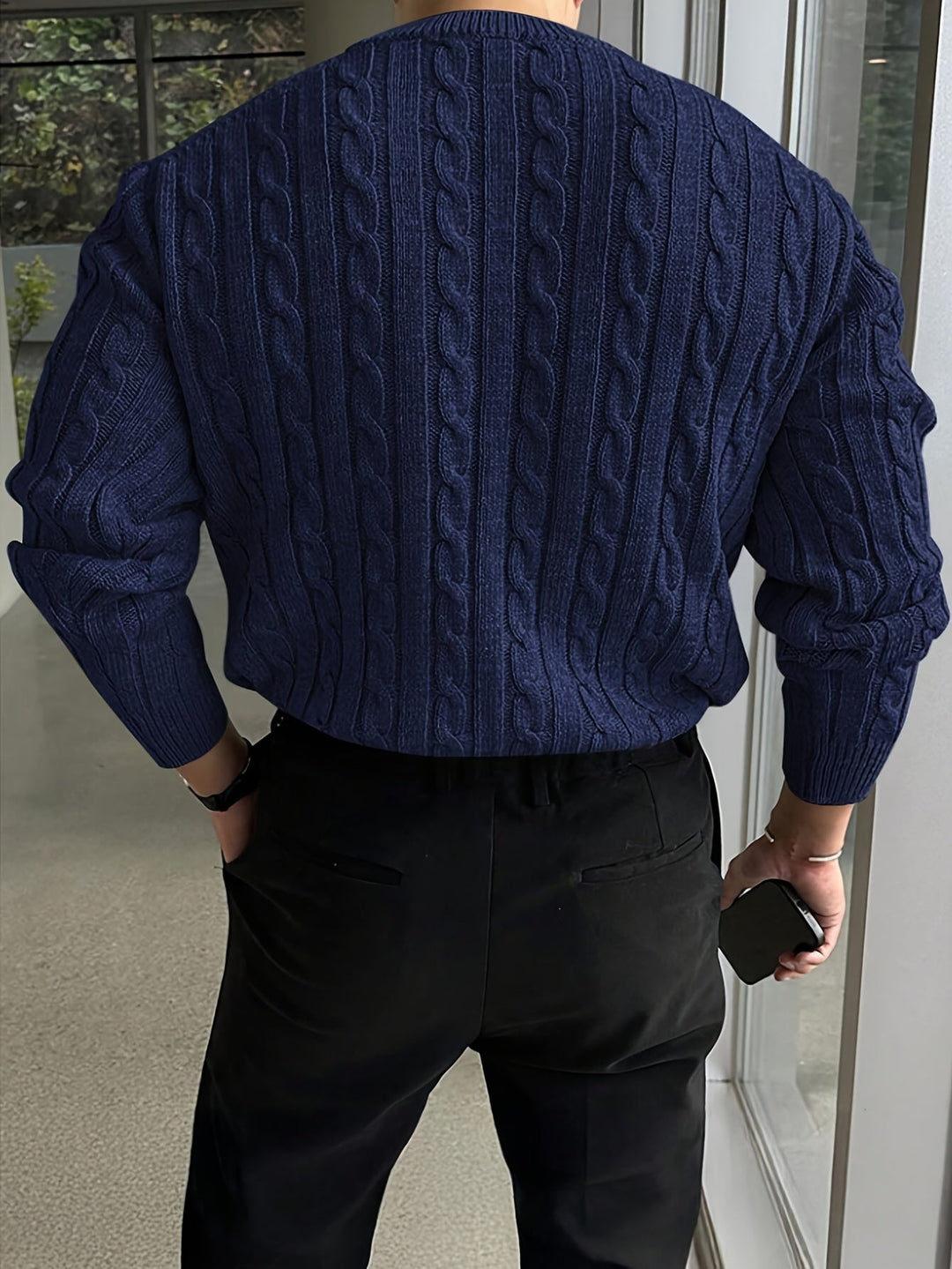 Alden | Twisted Cable Pullover Sweater