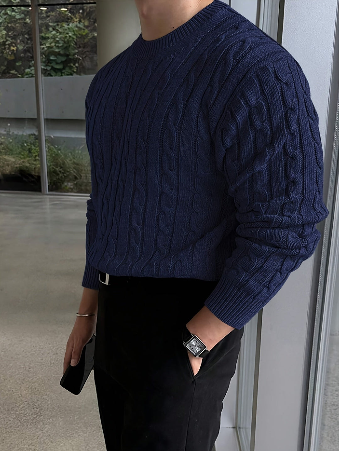 Alden | Twisted Cable Pullover Sweater