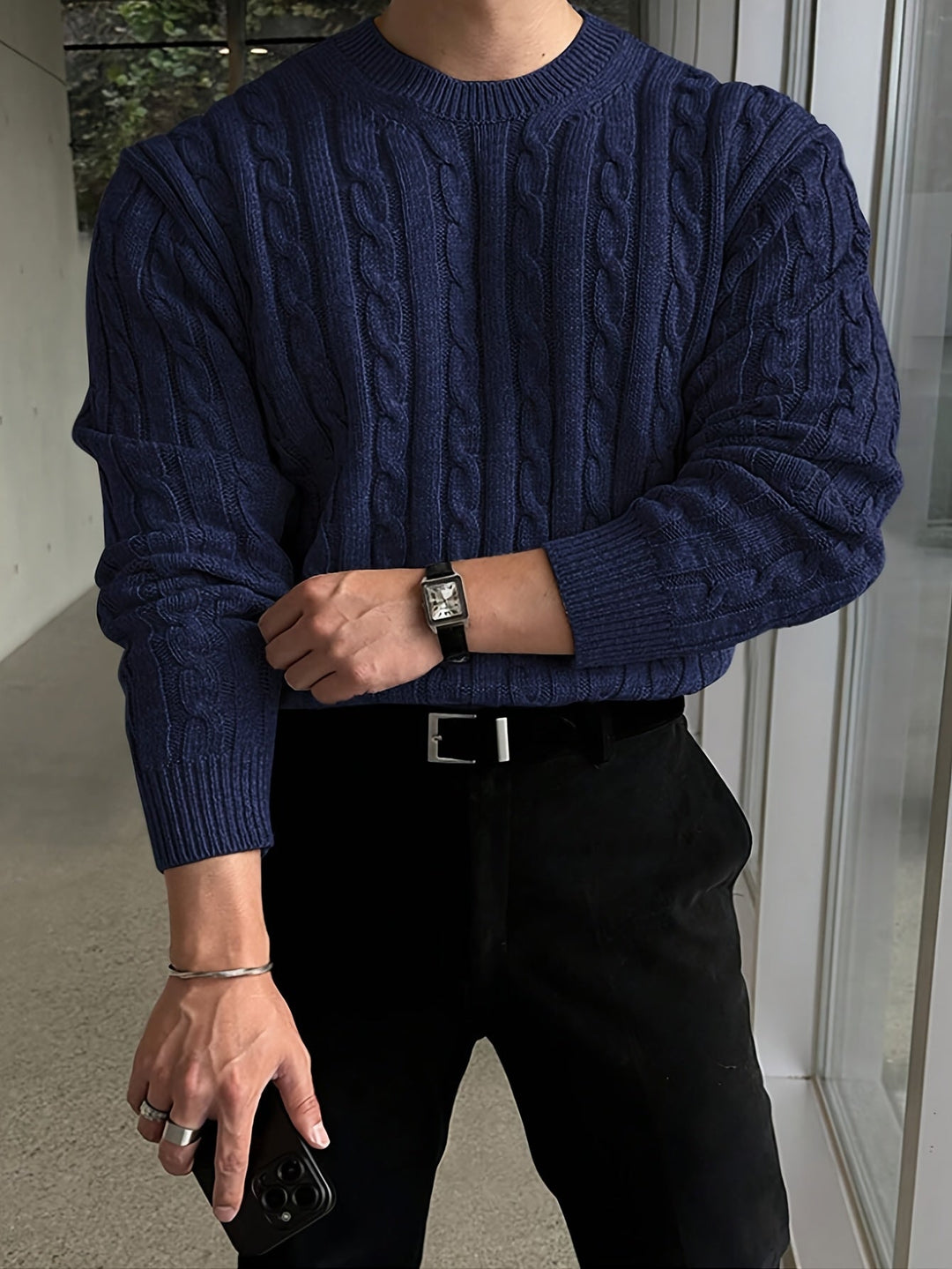 Alden | Twisted Cable Pullover Sweater
