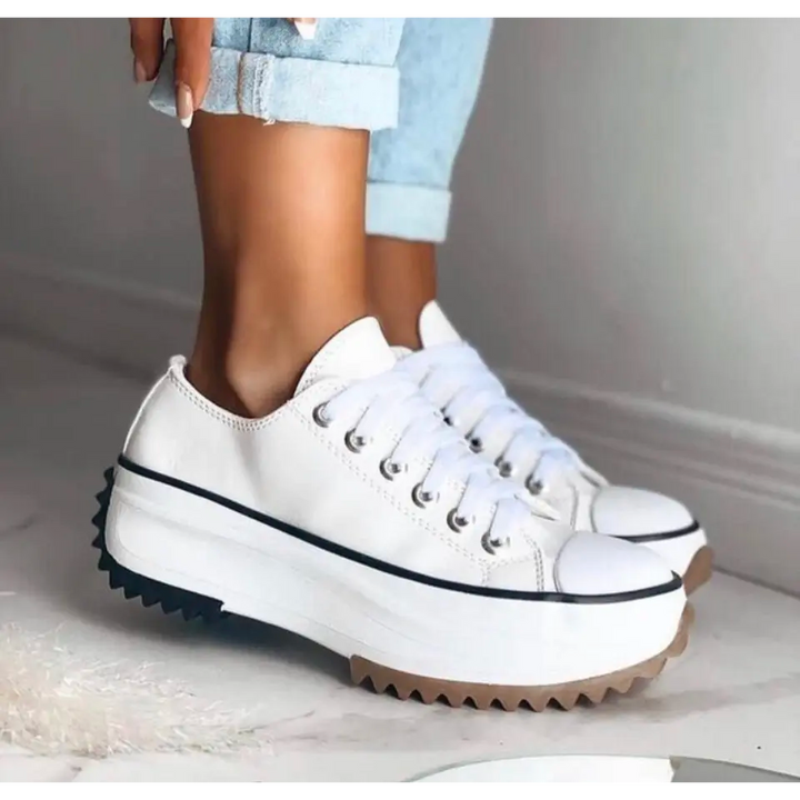 Sneakers for Women | Orthopedic Low Cut Lace-Up Design