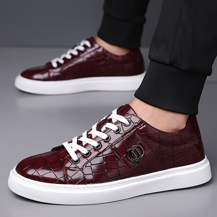 Alonzo | Refined Textured Sneakers
