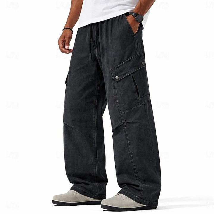 Alvin | Relaxed Wide-Leg Cargo Pants