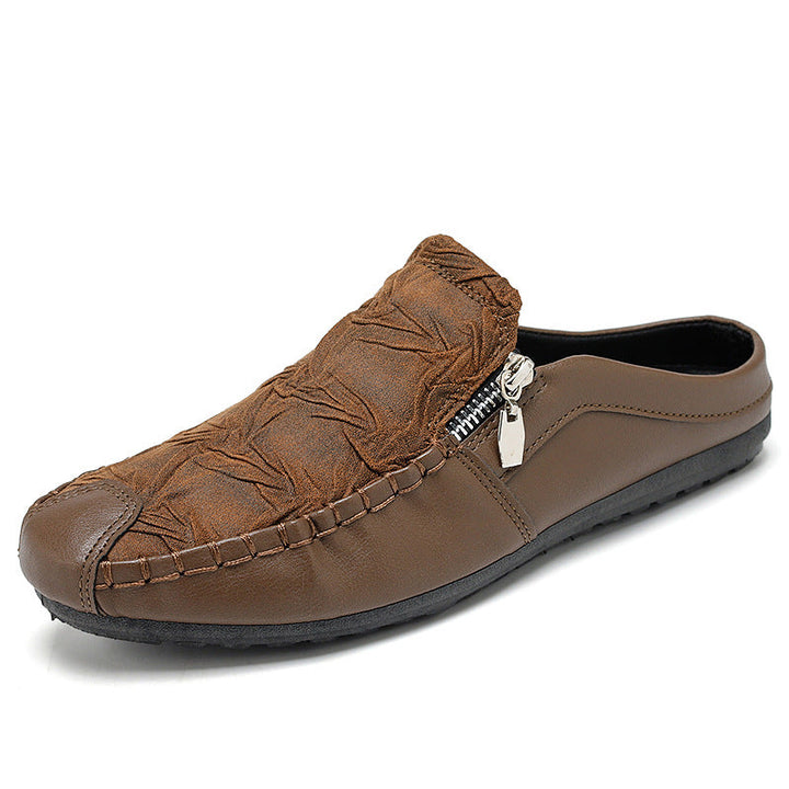 Men's Comfortable Loafers | Casual Embossed Mule