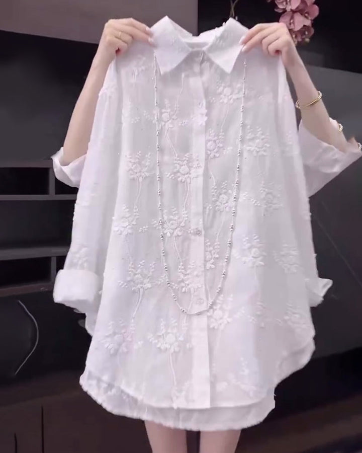 Women's Blouse | Embroidered Floral
