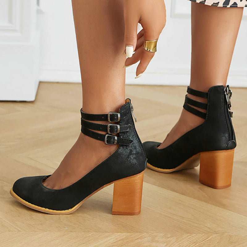 Heels For Women | Adjustable Buckle Closure