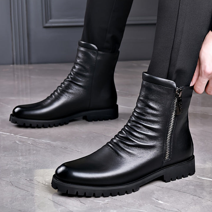 Barney | Refined Zip-Side Boots
