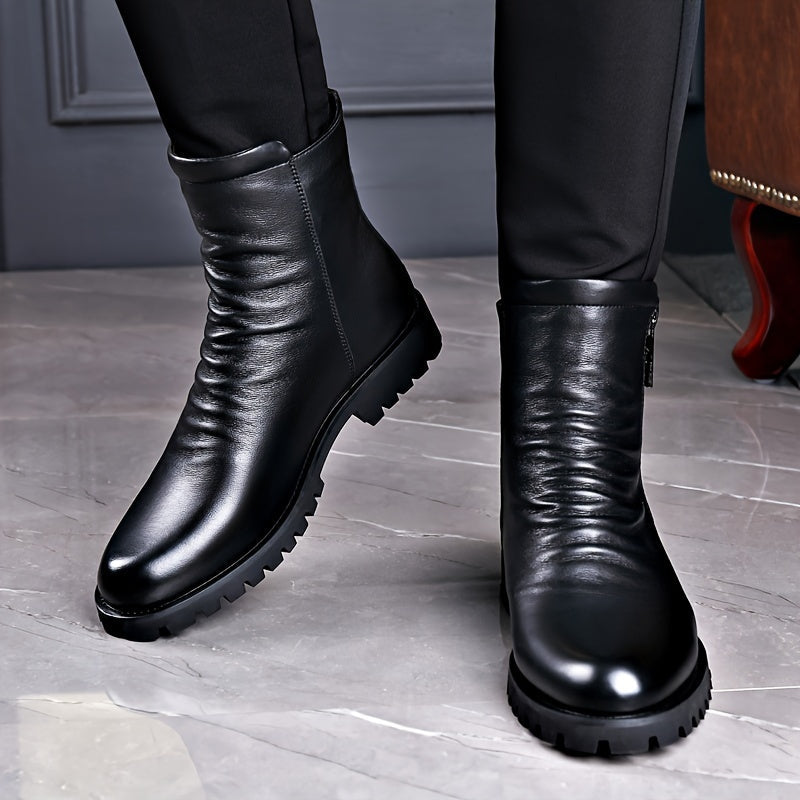 Barney | Refined Zip-Side Boots