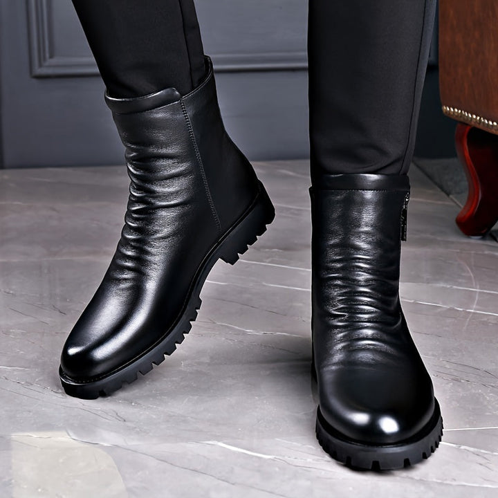 Barney | Refined Zip-Side Boots