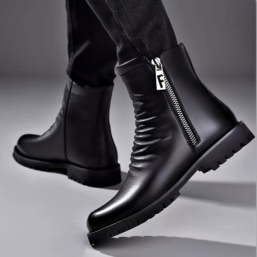 Barney | Refined Zip-Side Boots