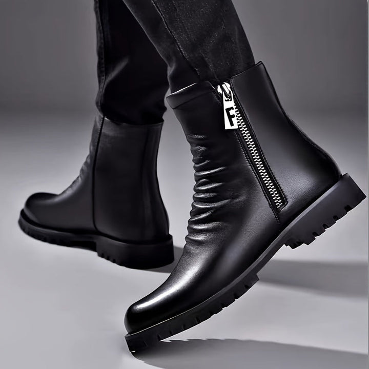 Barney | Refined Zip-Side Boots