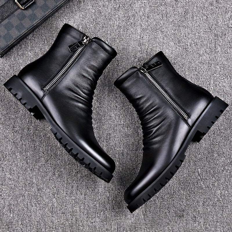 Barney | Refined Zip-Side Boots