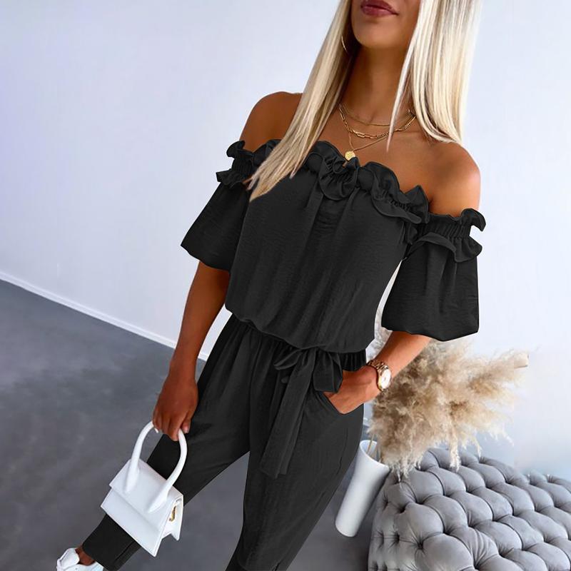 Women’s Jumpsuit | Off-shoulder Neckline
