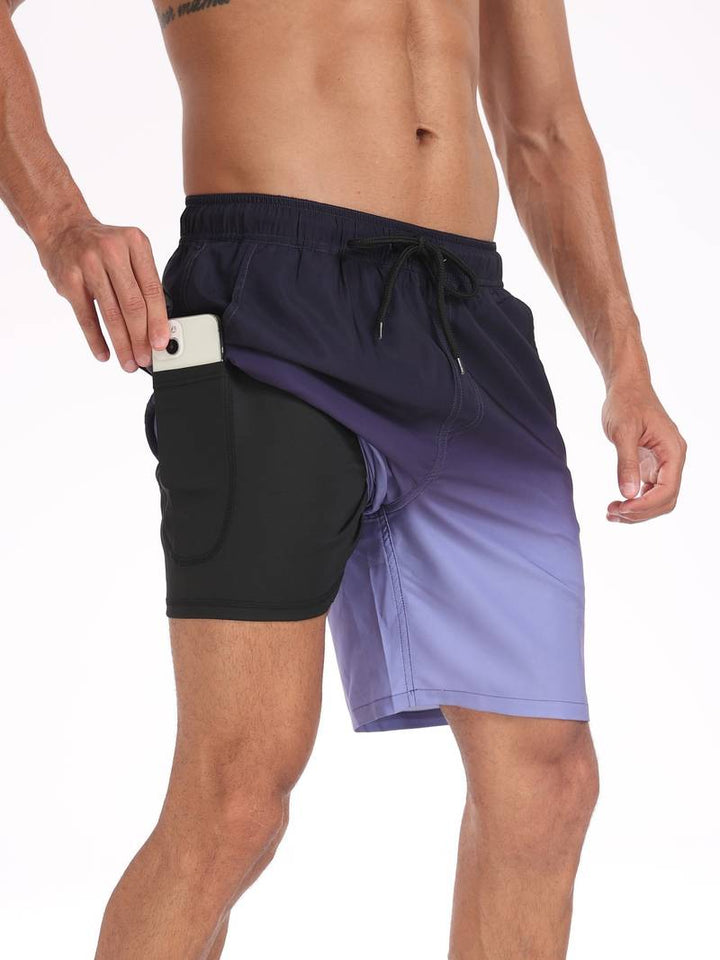 Men's Swim Trunks | Flamingo Print