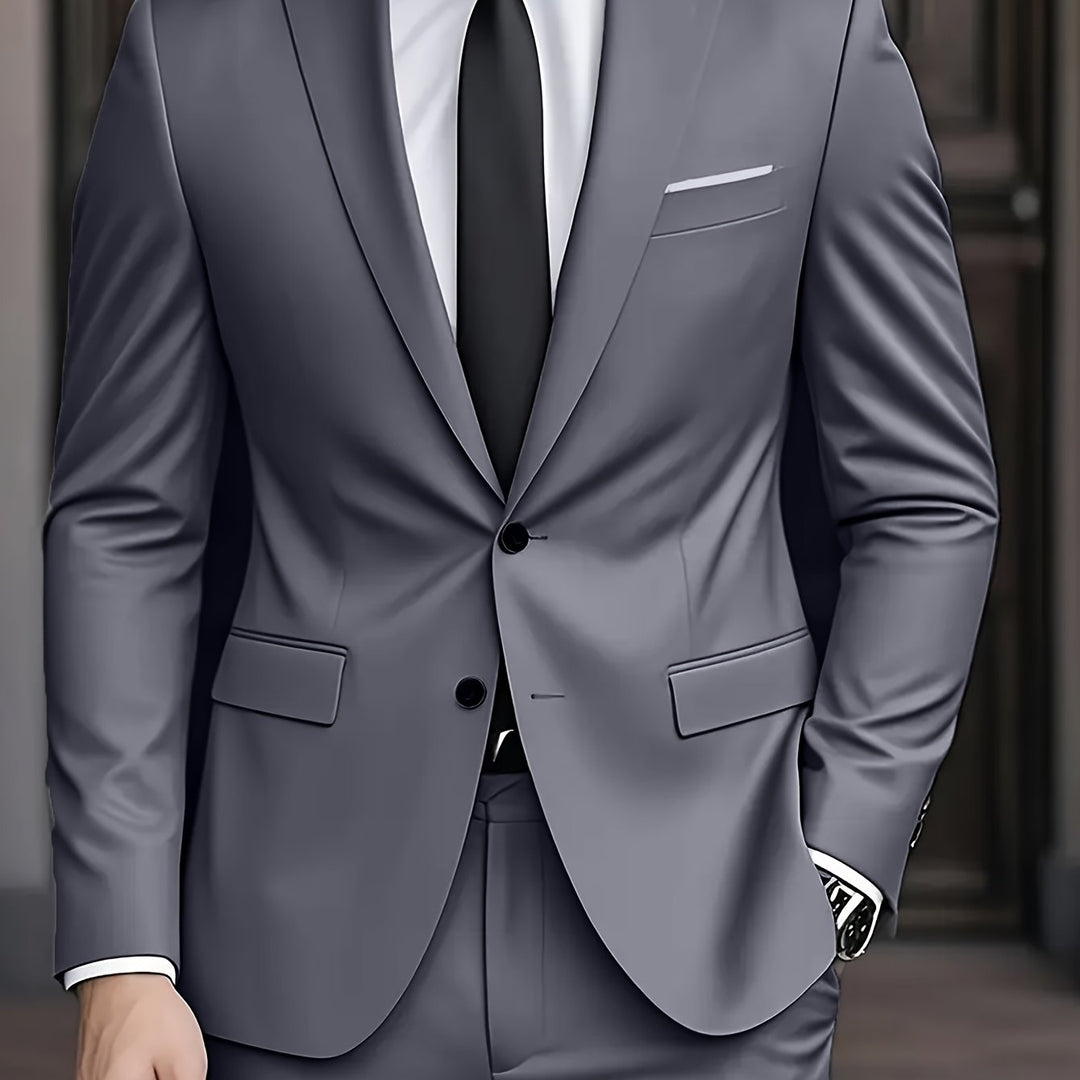 Men’s Two-Piece Suit | Single Breasted Notch Lapel