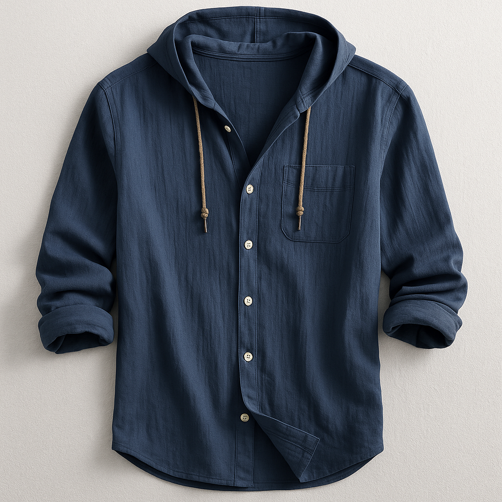 Men's Hoodie | Long-Sleeve with Chest Pocket