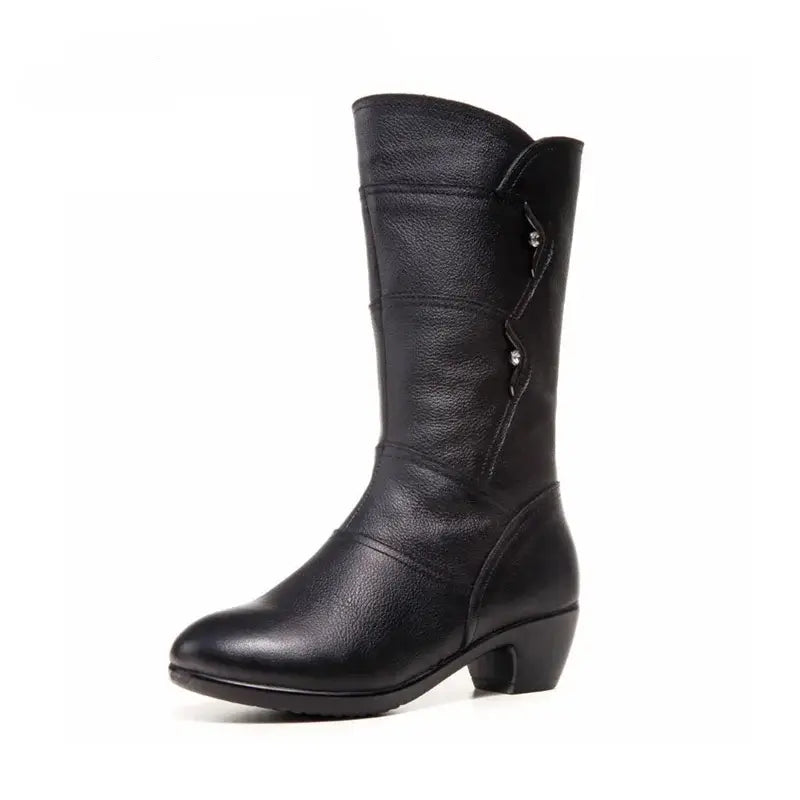 Boots for Women | Mid-Calf Side Zip