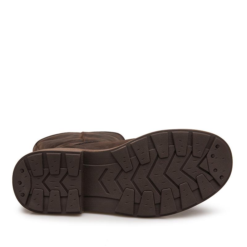 Boots For Women | Round Toe Low Heel