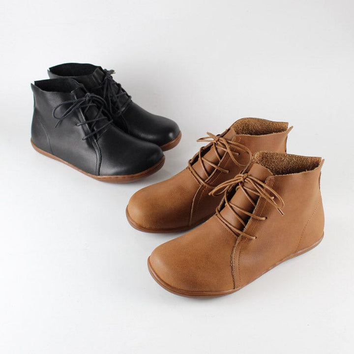 Boots For Women | Flat Sole Lace-Up