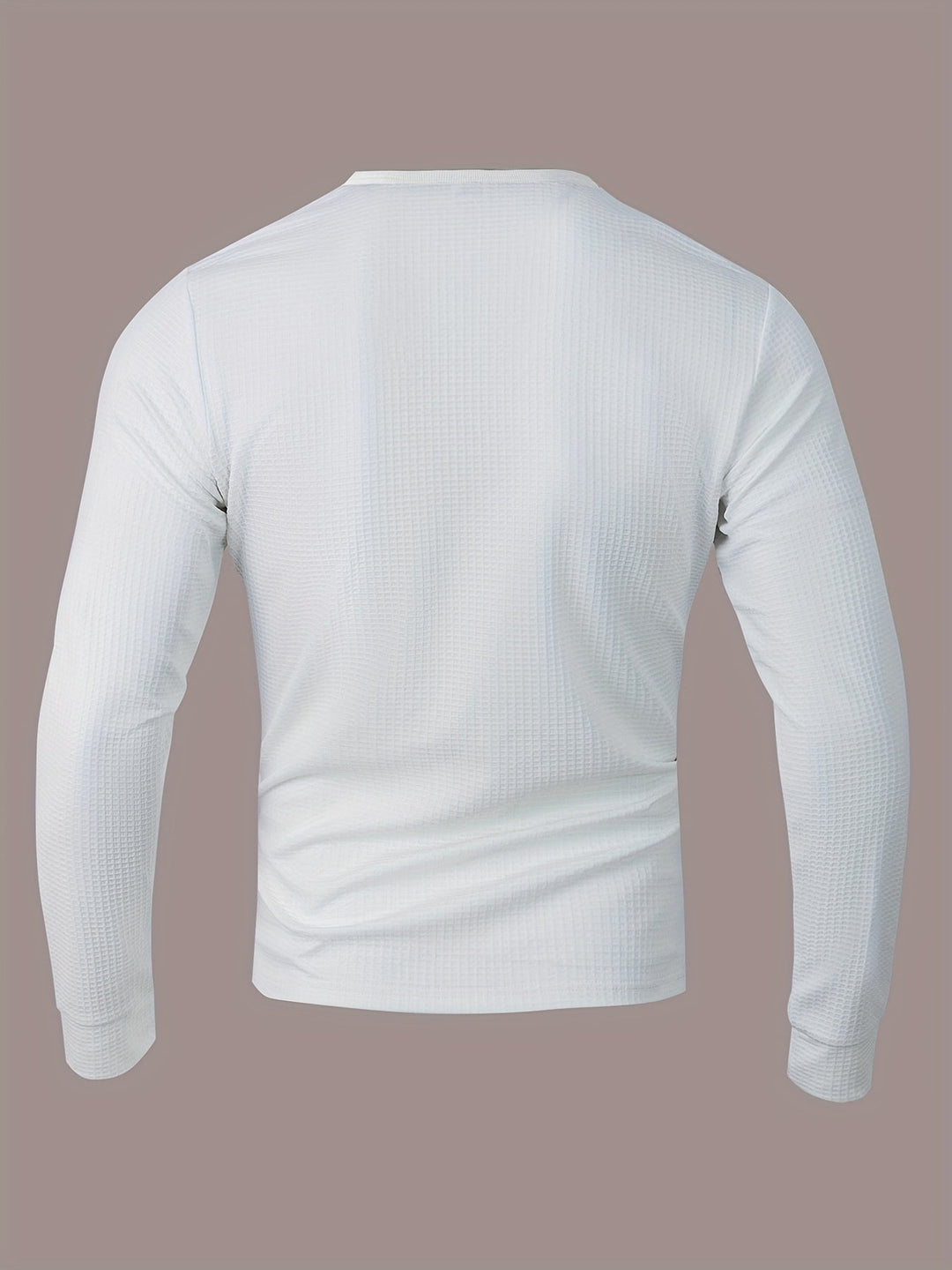 Bowen | Textured Long-Sleeve Henley