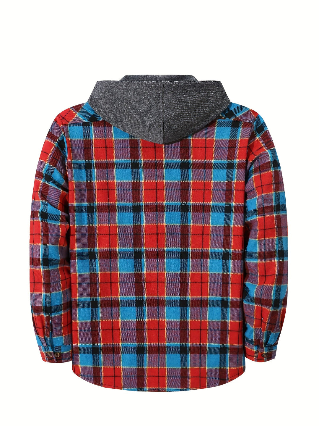 Bradley | Checked Hooded Shirt